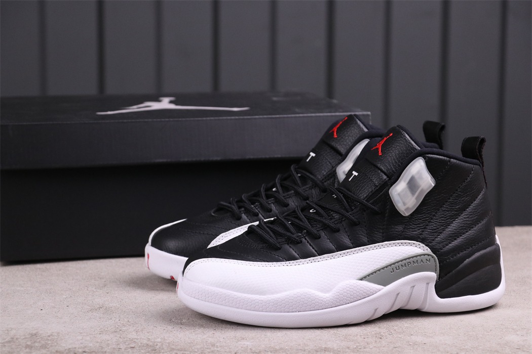 2022 Air Jordan 12 Reverse Taxi Shoes